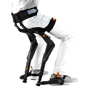 Exosquelette Noonee : permet à l’utilisateur d’être accompagné dans la position assise.